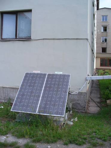 Demonstran fotovoltaick instalace
